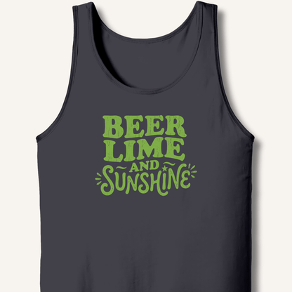 Beer Lime and Sunshine Tank - Sip & Shirt