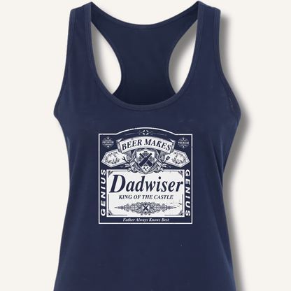 Beer Makes Dad Wiser Racerback Tank - Sip & Shirt
