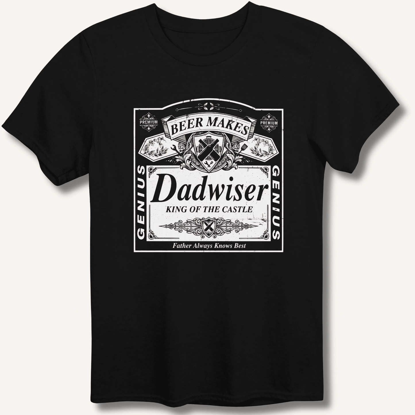 Beer Makes Dad Wiser T-Shirt - Sip & Shirt