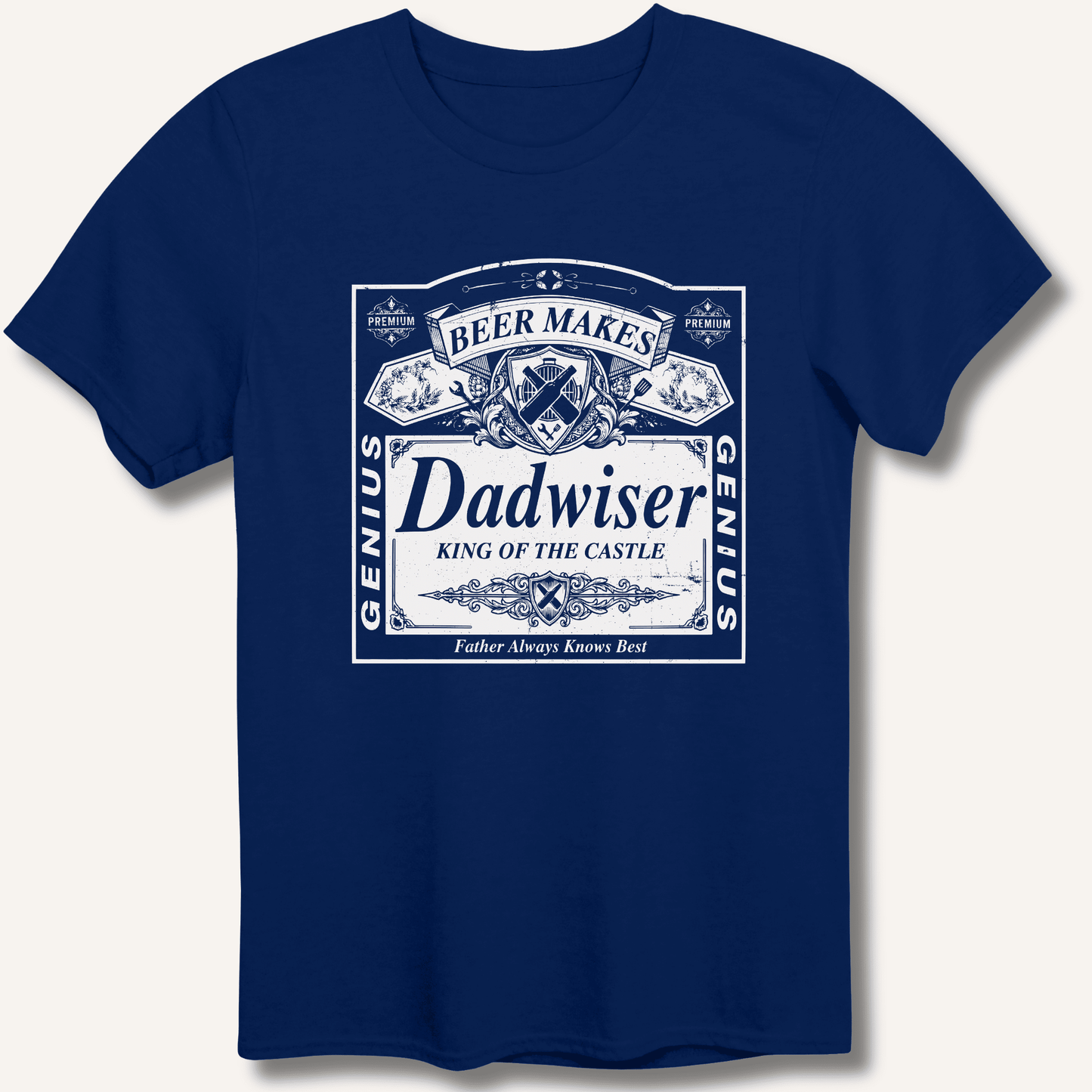 Beer Makes Dad Wiser T-Shirt - Sip & Shirt
