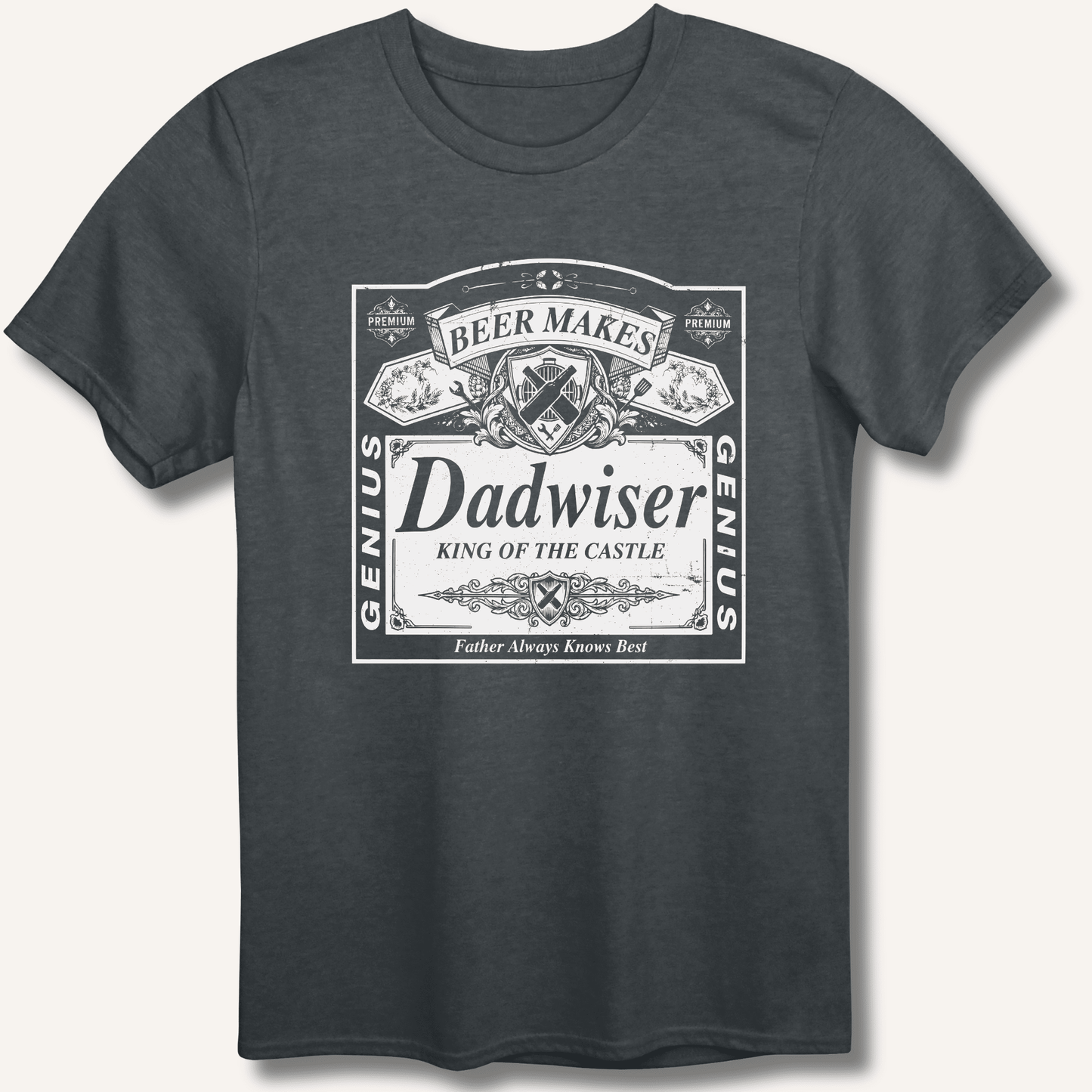 Beer Makes Dad Wiser T-Shirt - Sip & Shirt