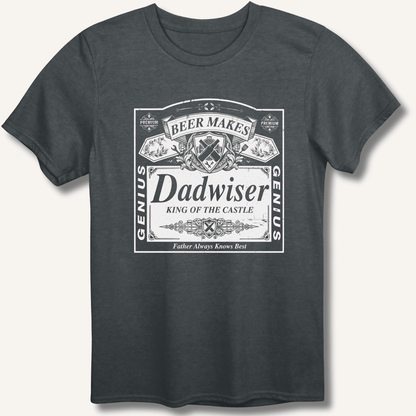 Beer Makes Dad Wiser T-Shirt - Sip & Shirt
