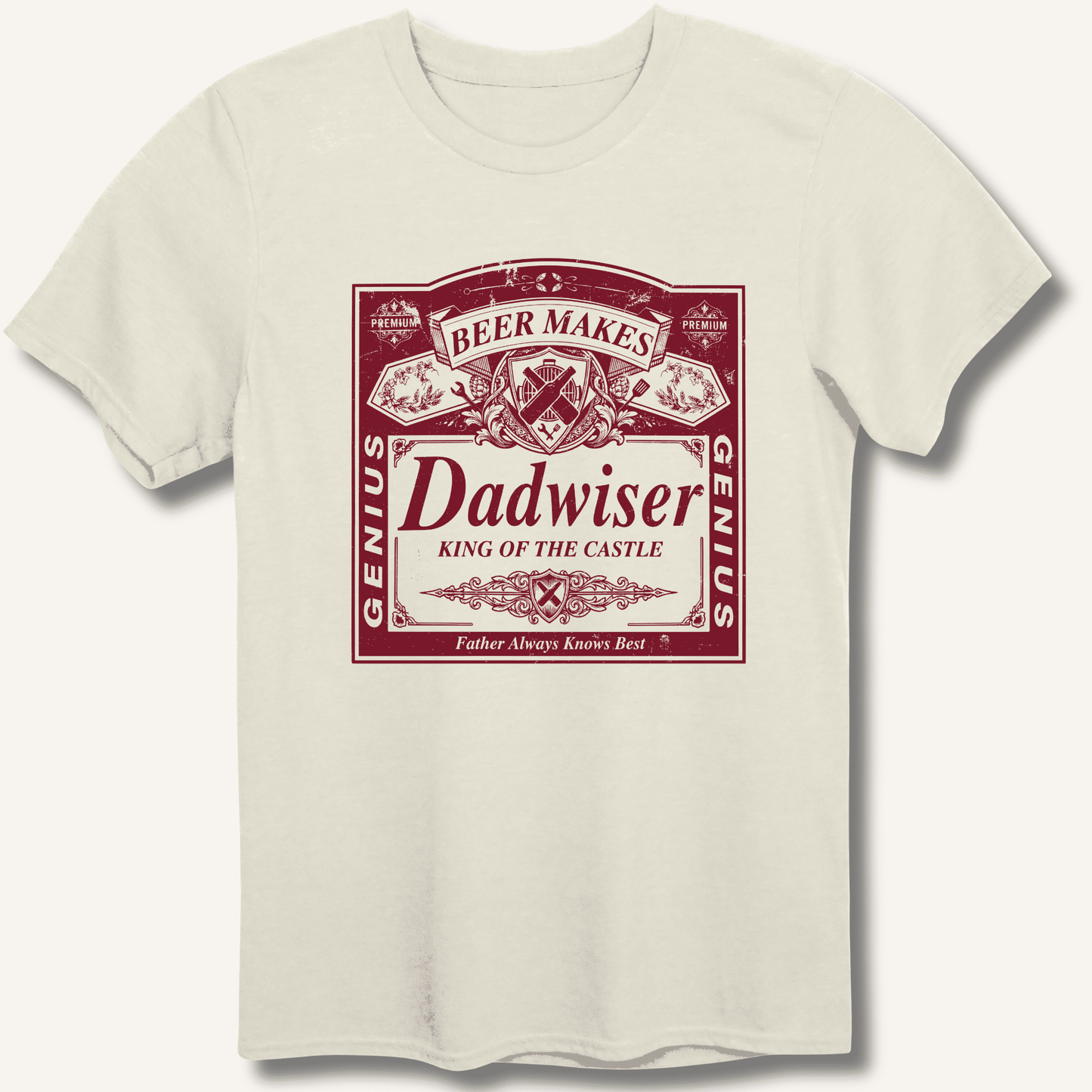 Beer Makes Dad Wiser T-Shirt - Sip & Shirt