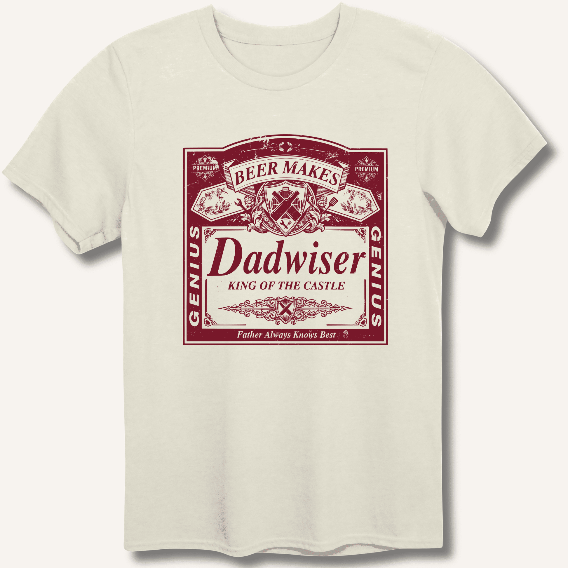 Beer Makes Dad Wiser T-Shirt - Sip & Shirt