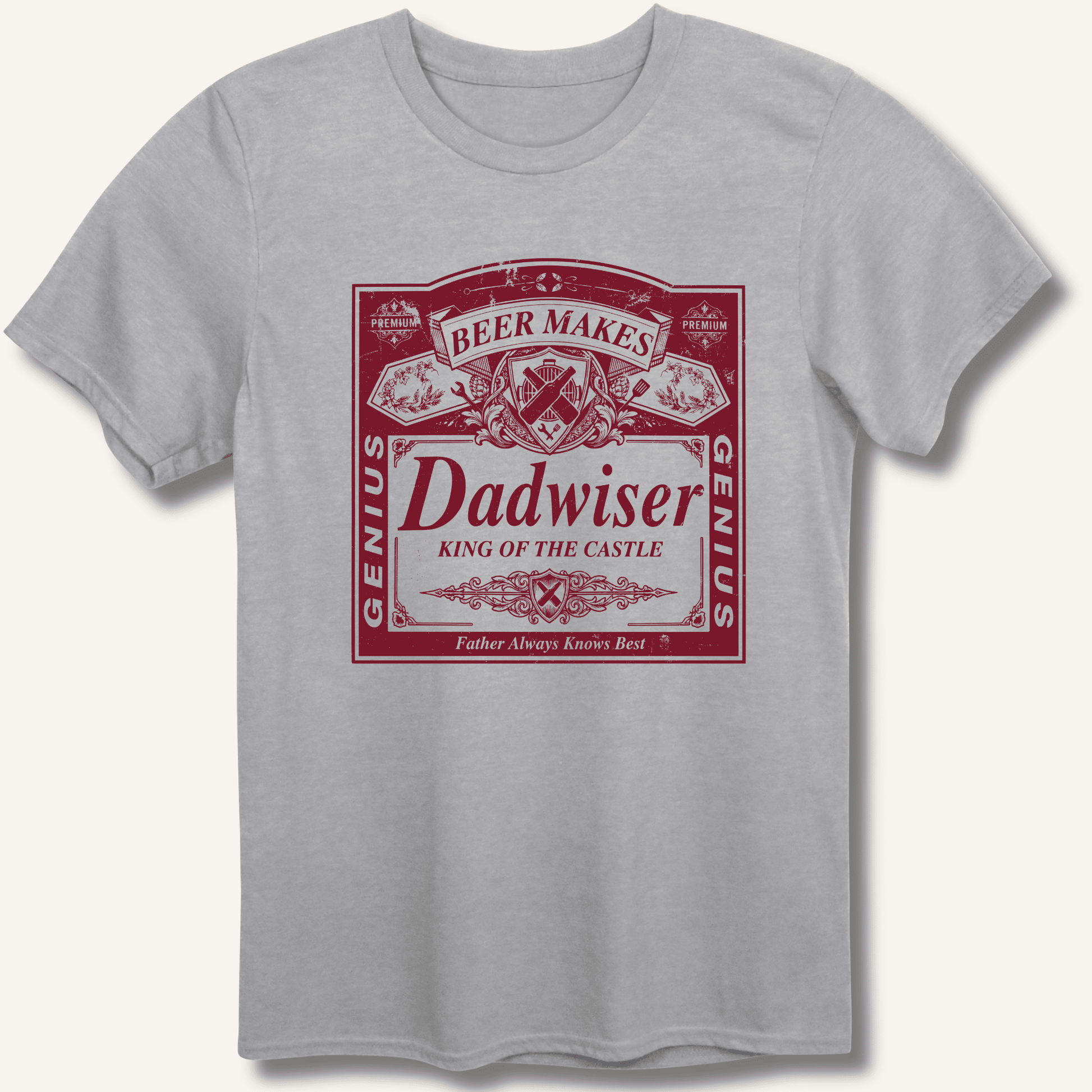 Beer Makes Dad Wiser T-Shirt - Sip & Shirt