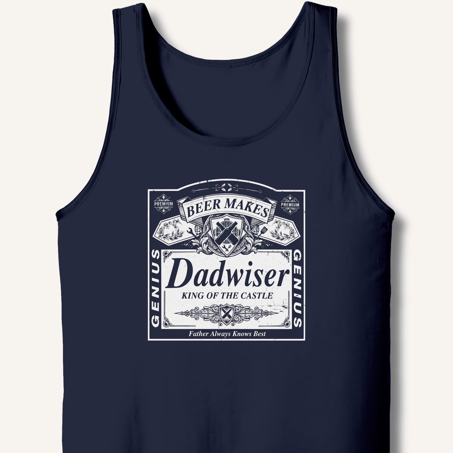 Beer Makes Dad Wiser Tank - Sip & Shirt