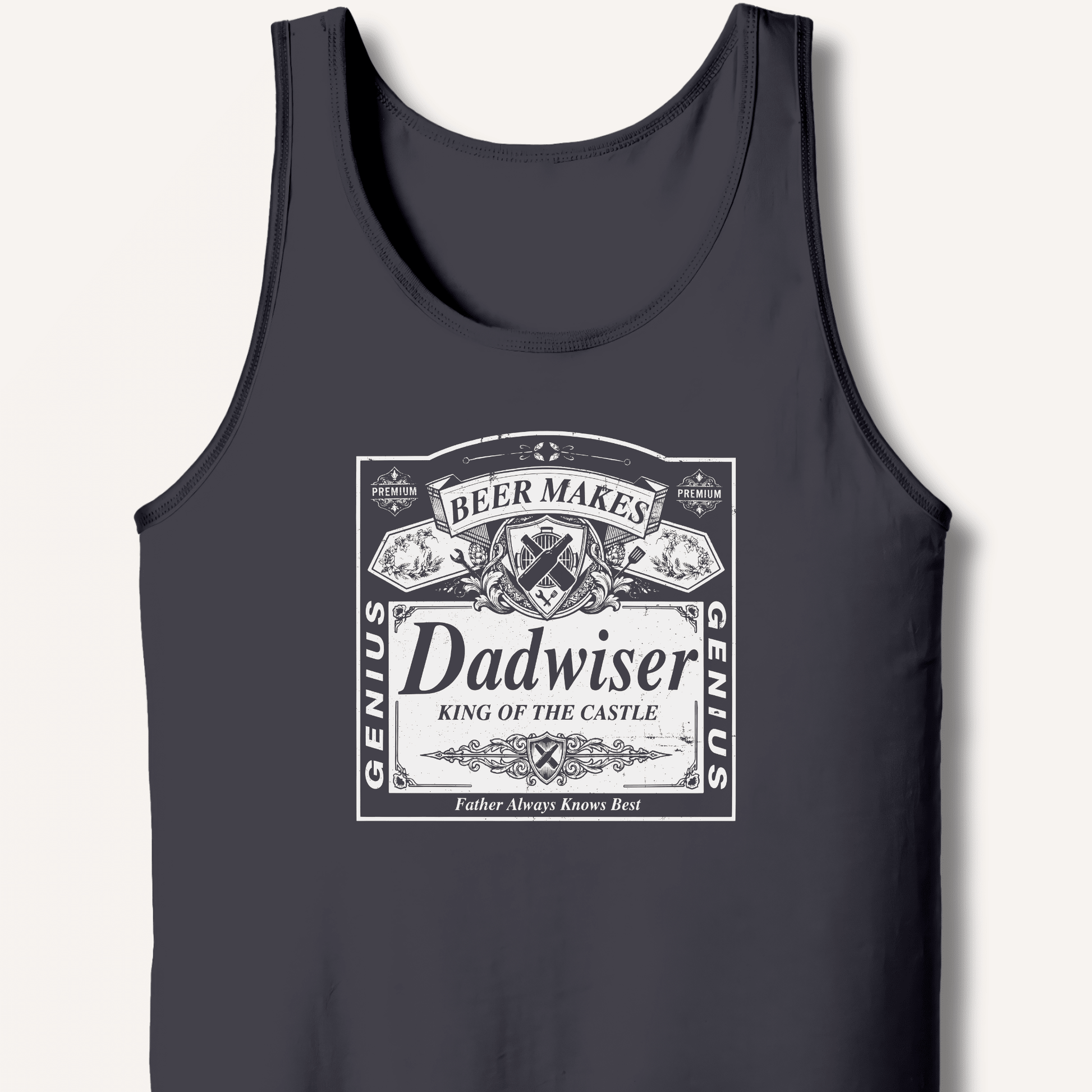 Beer Makes Dad Wiser Tank - Sip & Shirt