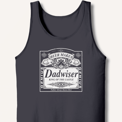 Beer Makes Dad Wiser Tank - Sip & Shirt