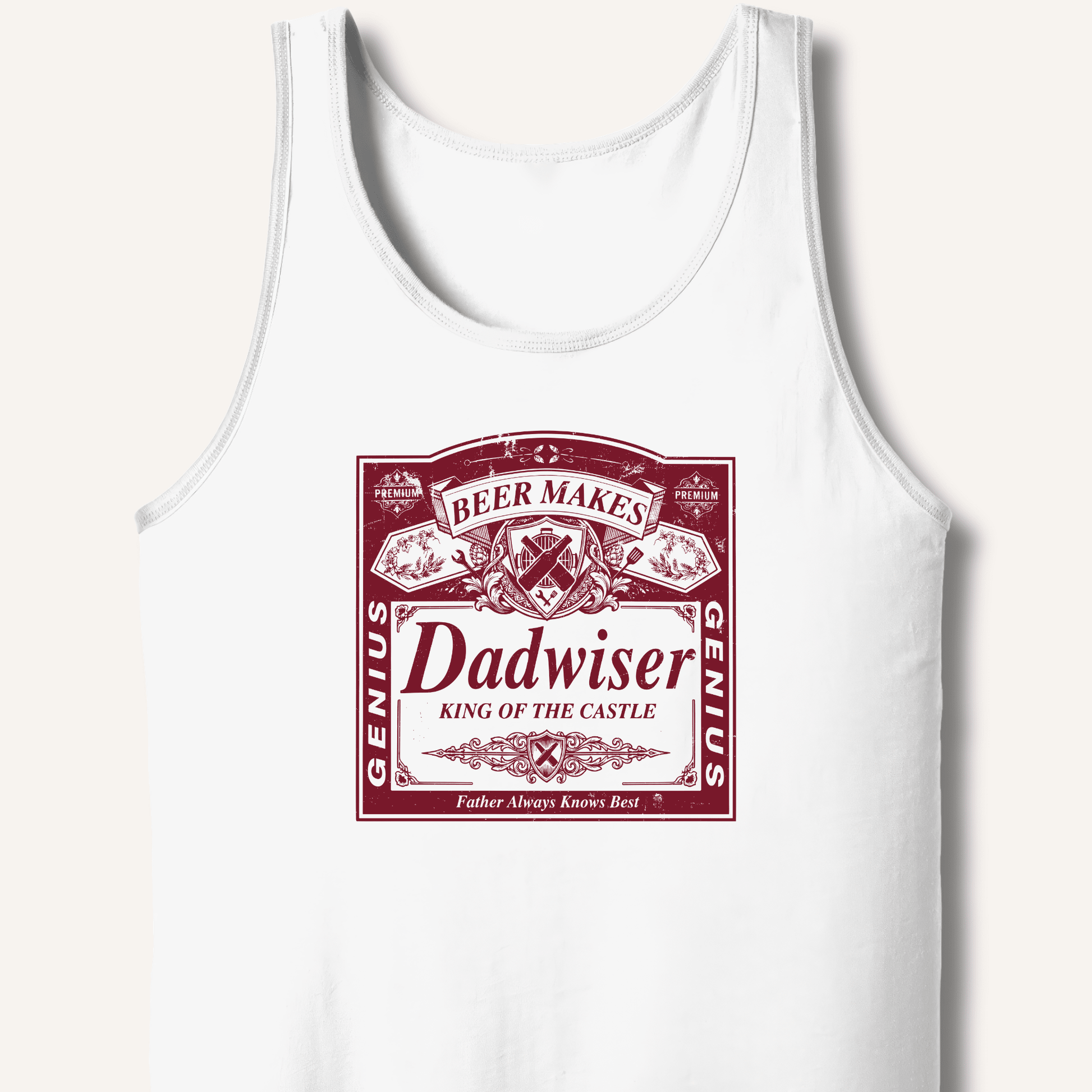 Beer Makes Dad Wiser Tank - Sip & Shirt