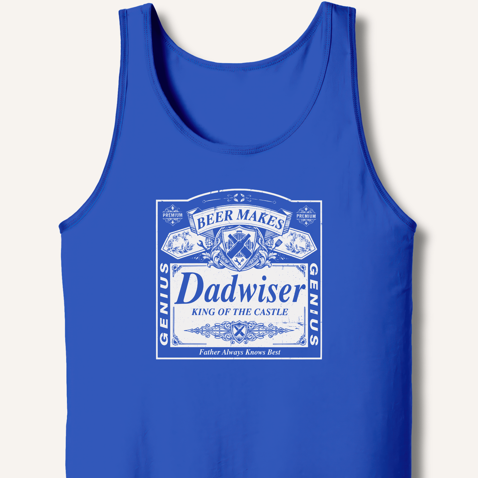 Beer Makes Dad Wiser Tank - Sip & Shirt