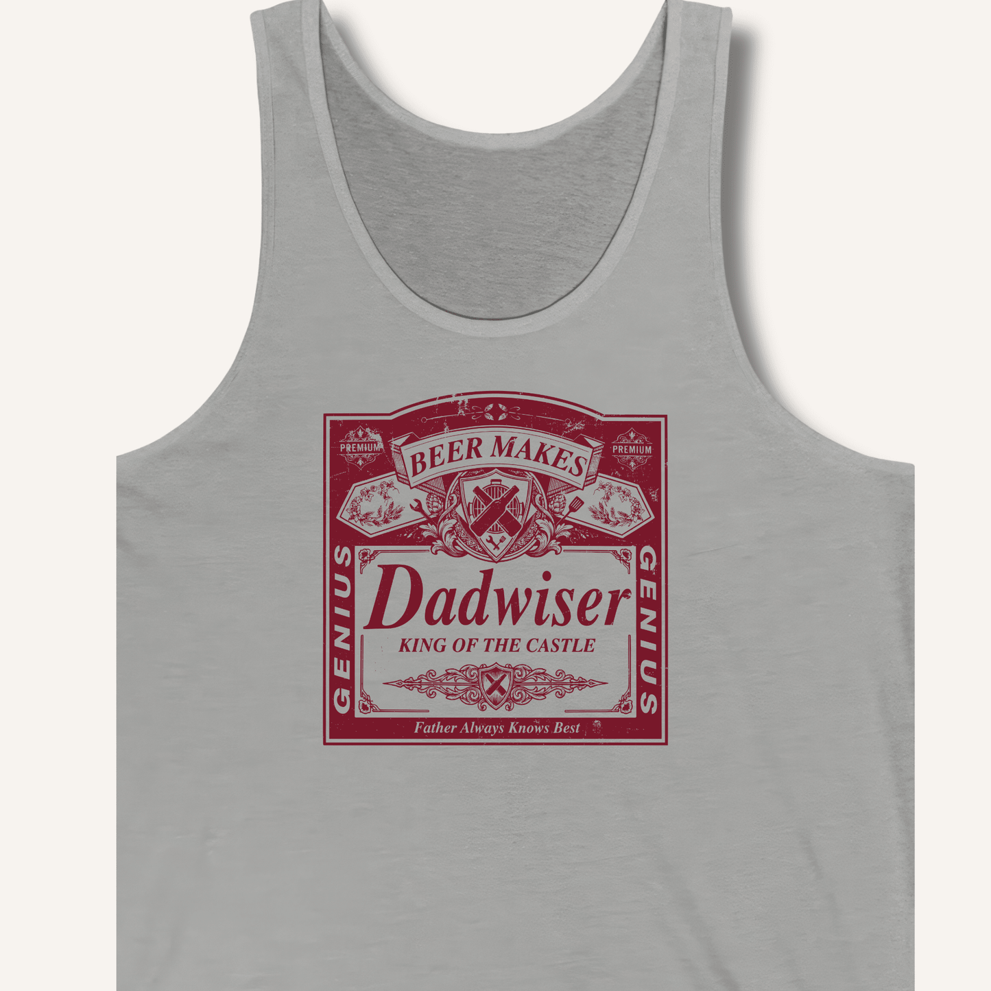 Beer Makes Dad Wiser Tank - Sip & Shirt