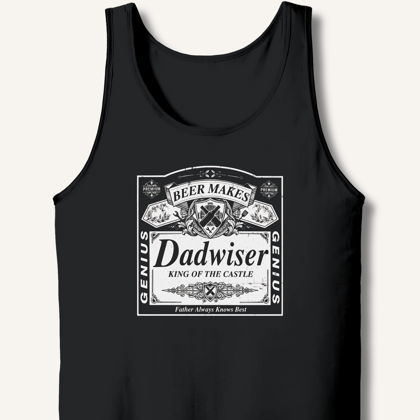 Beer Makes Dad Wiser Tank - Sip & Shirt