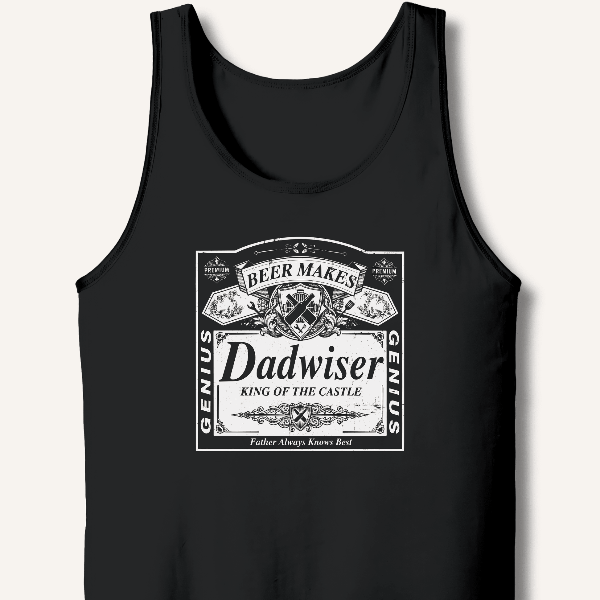 Beer Makes Dad Wiser Tank - Sip & Shirt