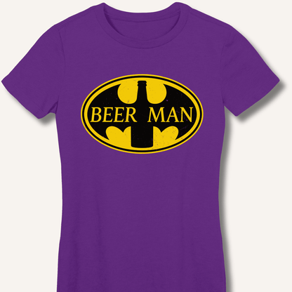 Beer Man Fitted T-Shirt - Sip & Shirt