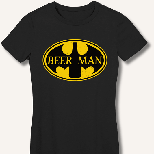 Beer Man Fitted T-Shirt - Sip & Shirt