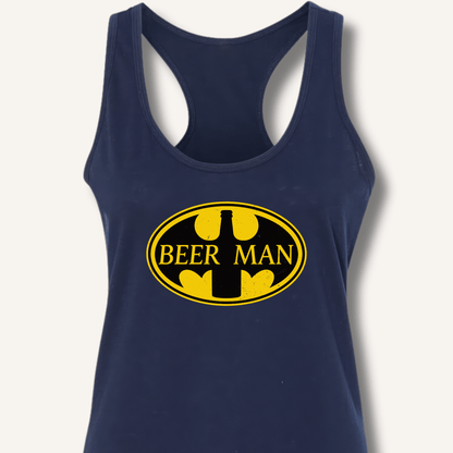 Beer Man Racerback Tank - Sip & Shirt