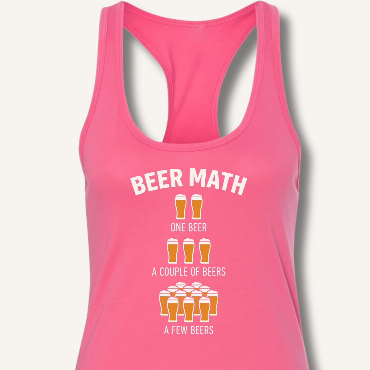 Beer Math Racerback Tank - Sip & Shirt