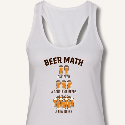 Beer Math Racerback Tank - Sip & Shirt