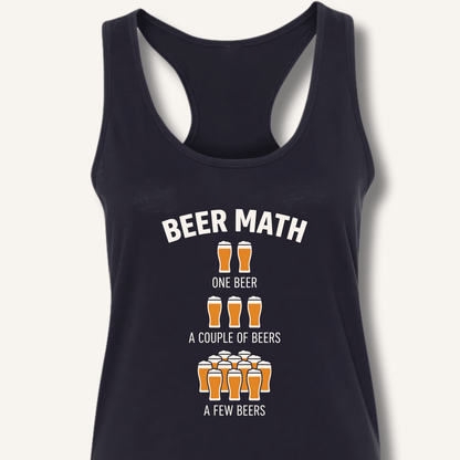 Beer Math Racerback Tank - Sip & Shirt