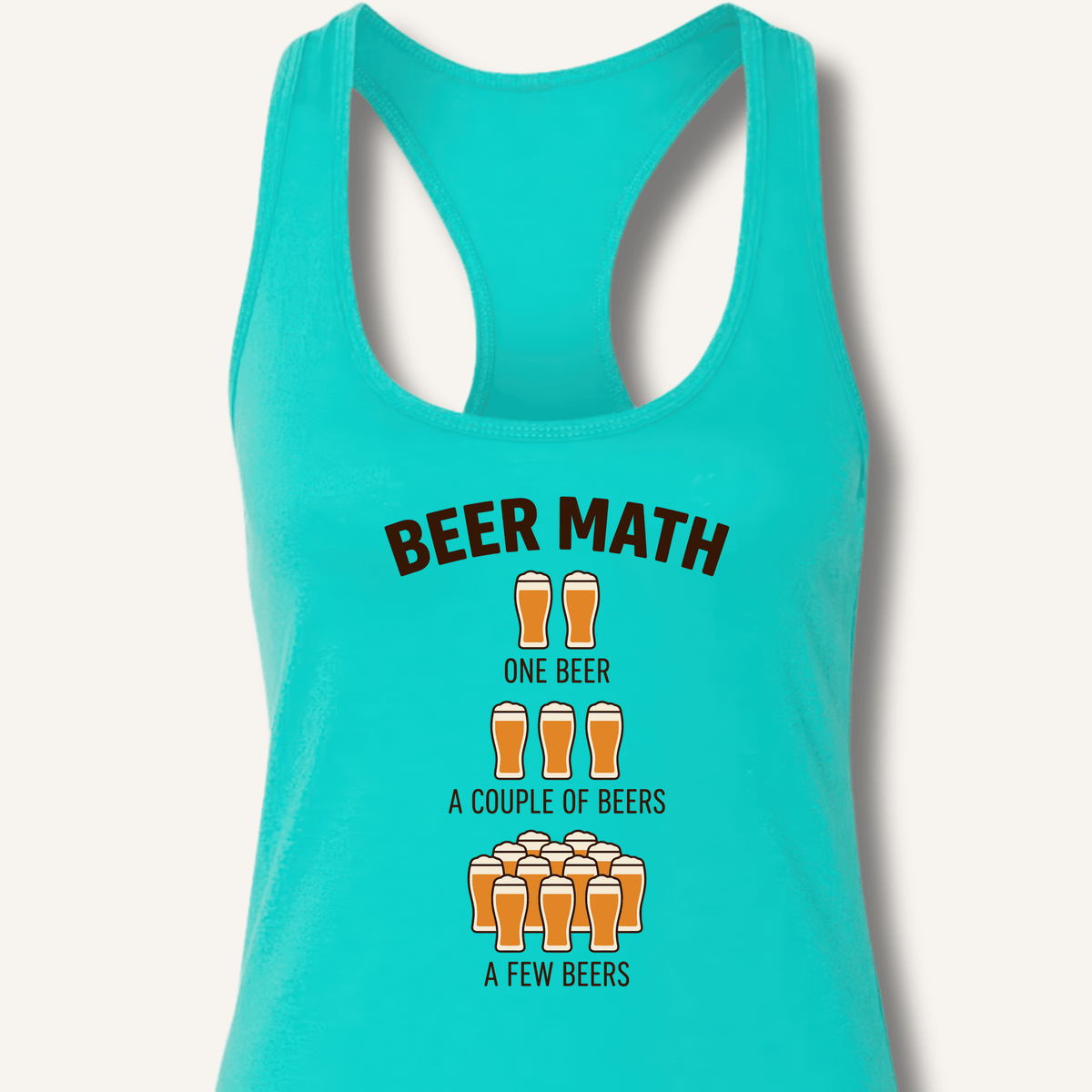Beer Math Racerback Tank - Sip & Shirt