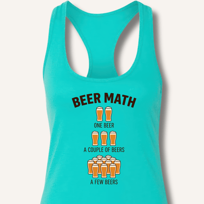 Beer Math Racerback Tank - Sip & Shirt