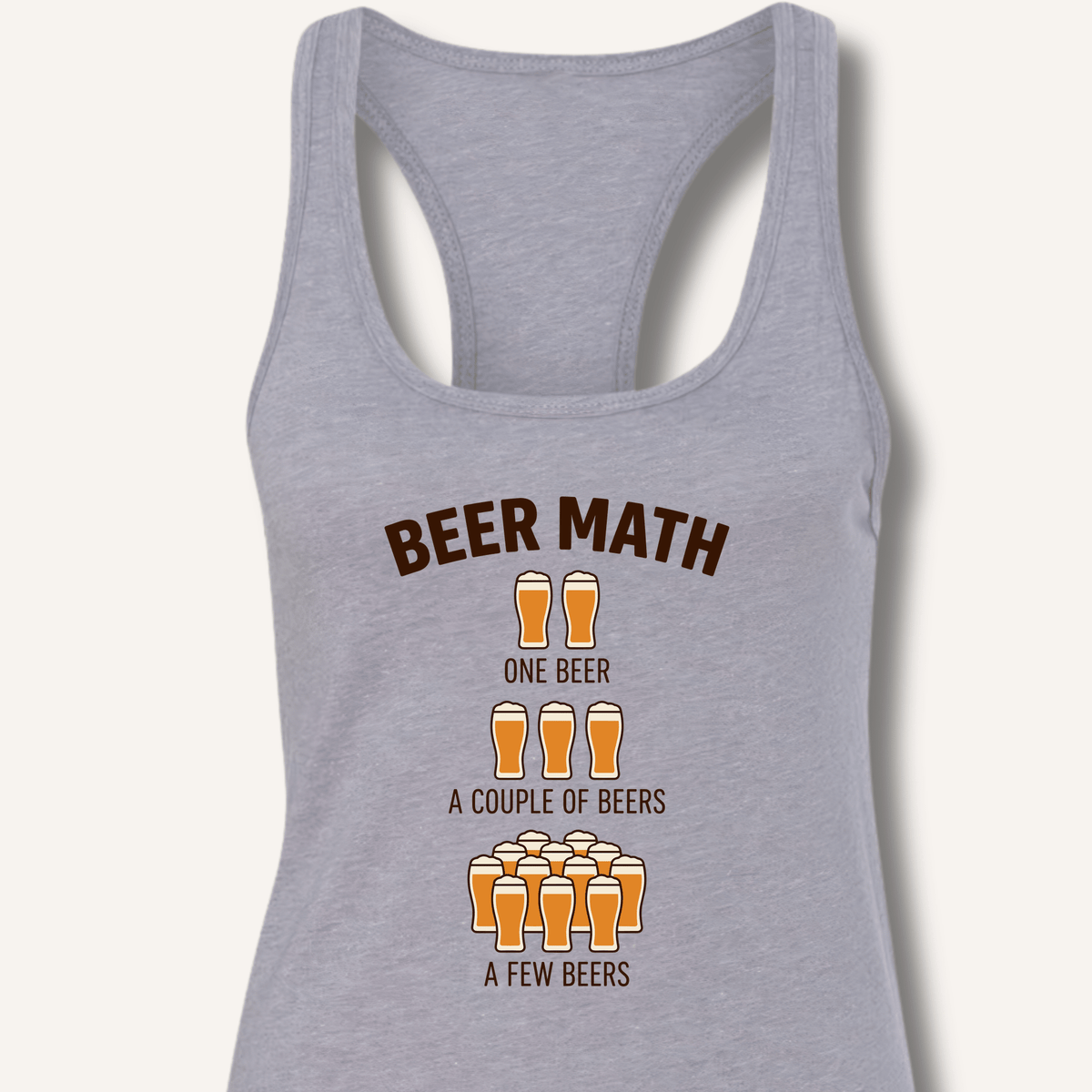 Beer Math Racerback Tank - Sip & Shirt