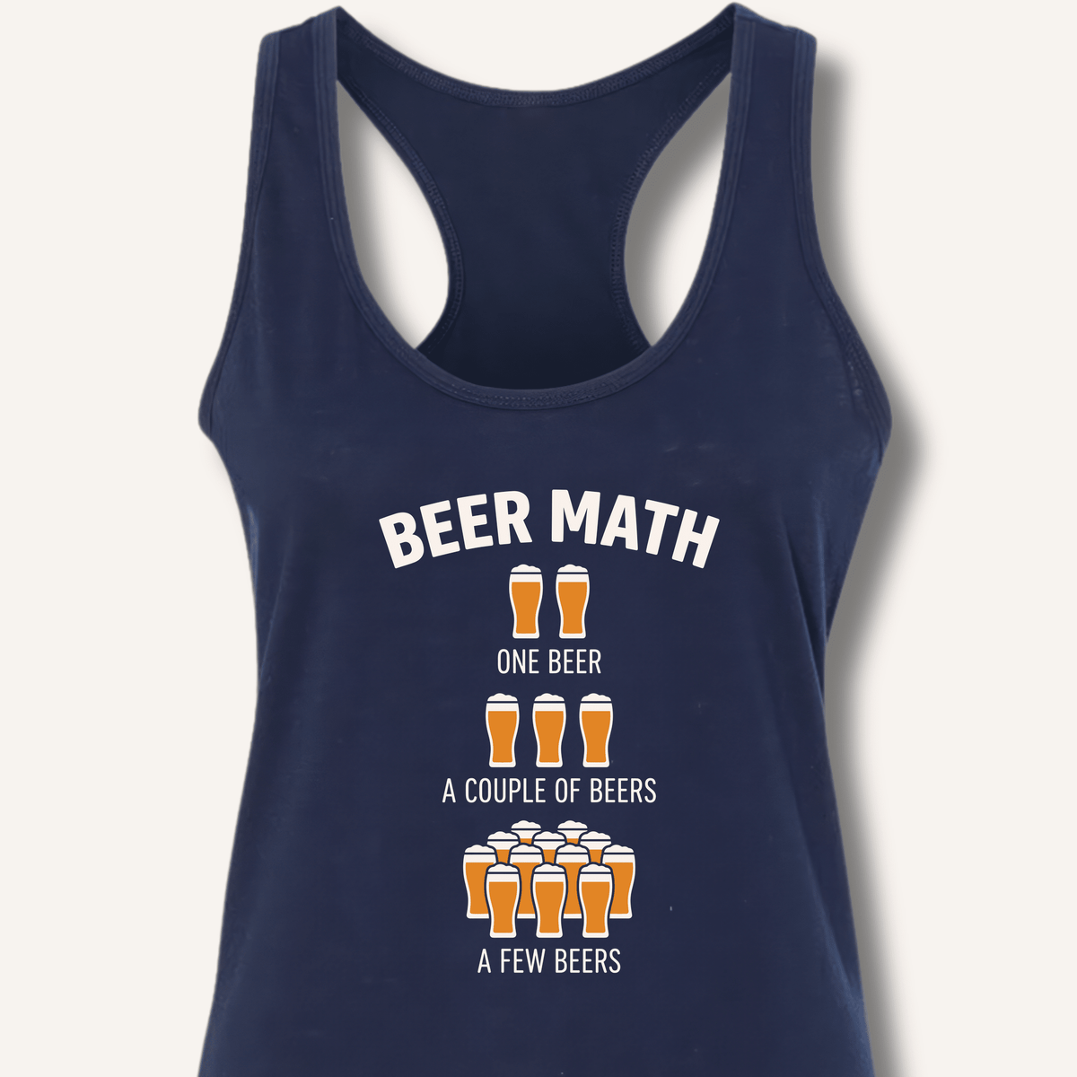 Beer Math Racerback Tank - Sip & Shirt