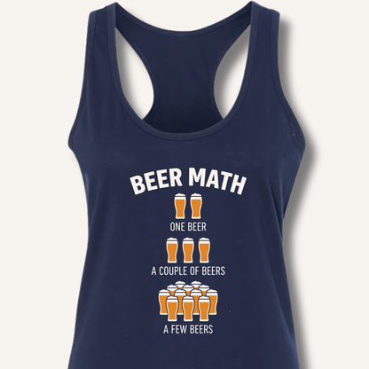 Beer Math Racerback Tank - Sip & Shirt