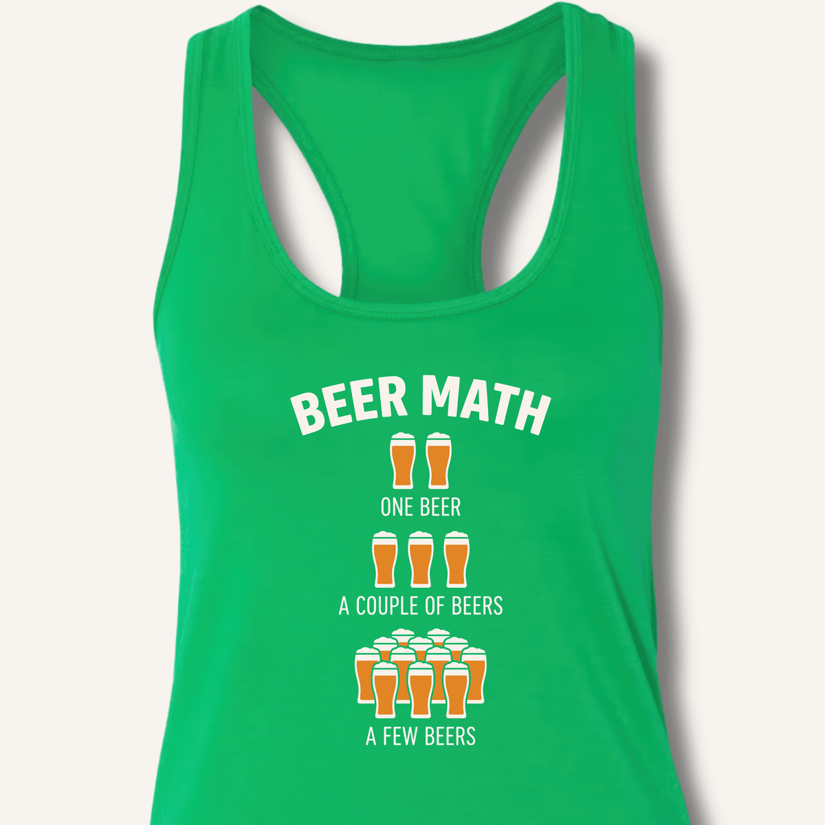 Beer Math Racerback Tank - Sip & Shirt
