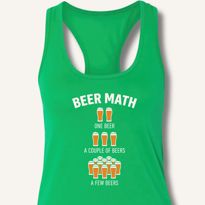 Beer Math Racerback Tank - Sip & Shirt