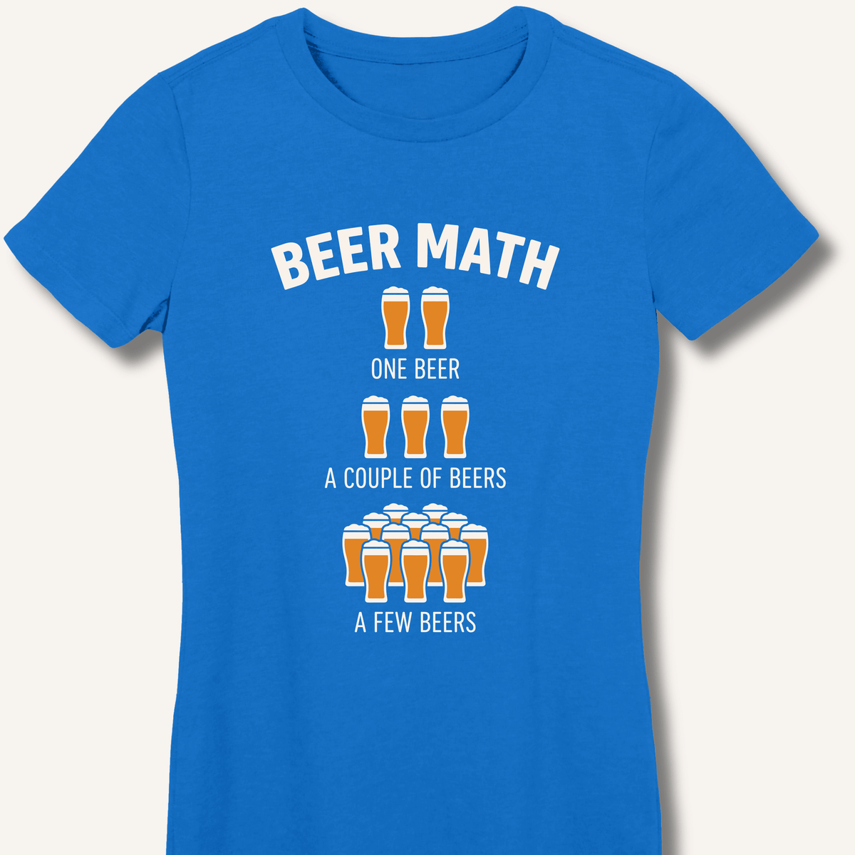 Beer Math Women's Fitted T-Shirt - Sip & Shirt
