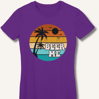 Beer Me Fitted T-Shirt - Sip & Shirt