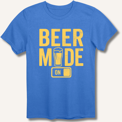 Beer Mode On T-Shirt - Sip & Shirt
