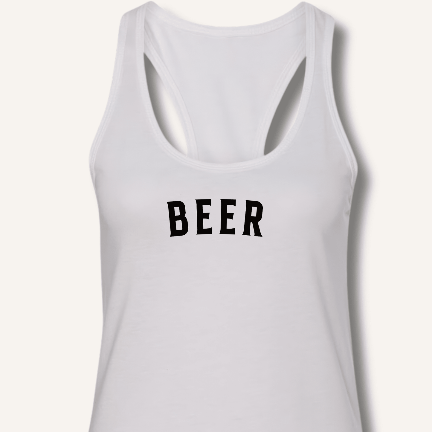 BEER Racerback Tank - Sip & Shirt