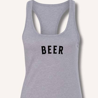 BEER Racerback Tank - Sip & Shirt