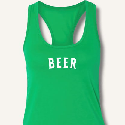 BEER Racerback Tank - Sip & Shirt
