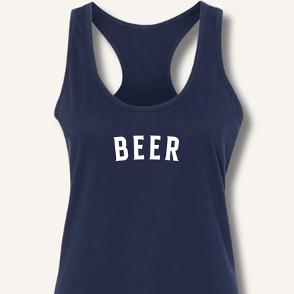 BEER Racerback Tank - Sip & Shirt