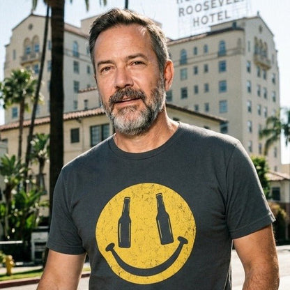 Beer Smiley T-Shirt - Sip & Shirt