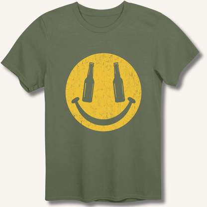 Beer Smiley T-Shirt - Sip & Shirt