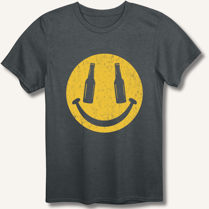 Beer Smiley T-Shirt - Sip & Shirt