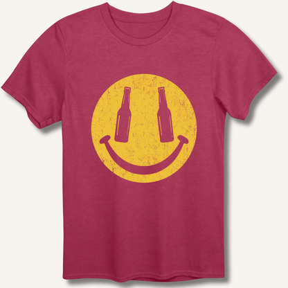Beer Smiley T-Shirt - Sip & Shirt