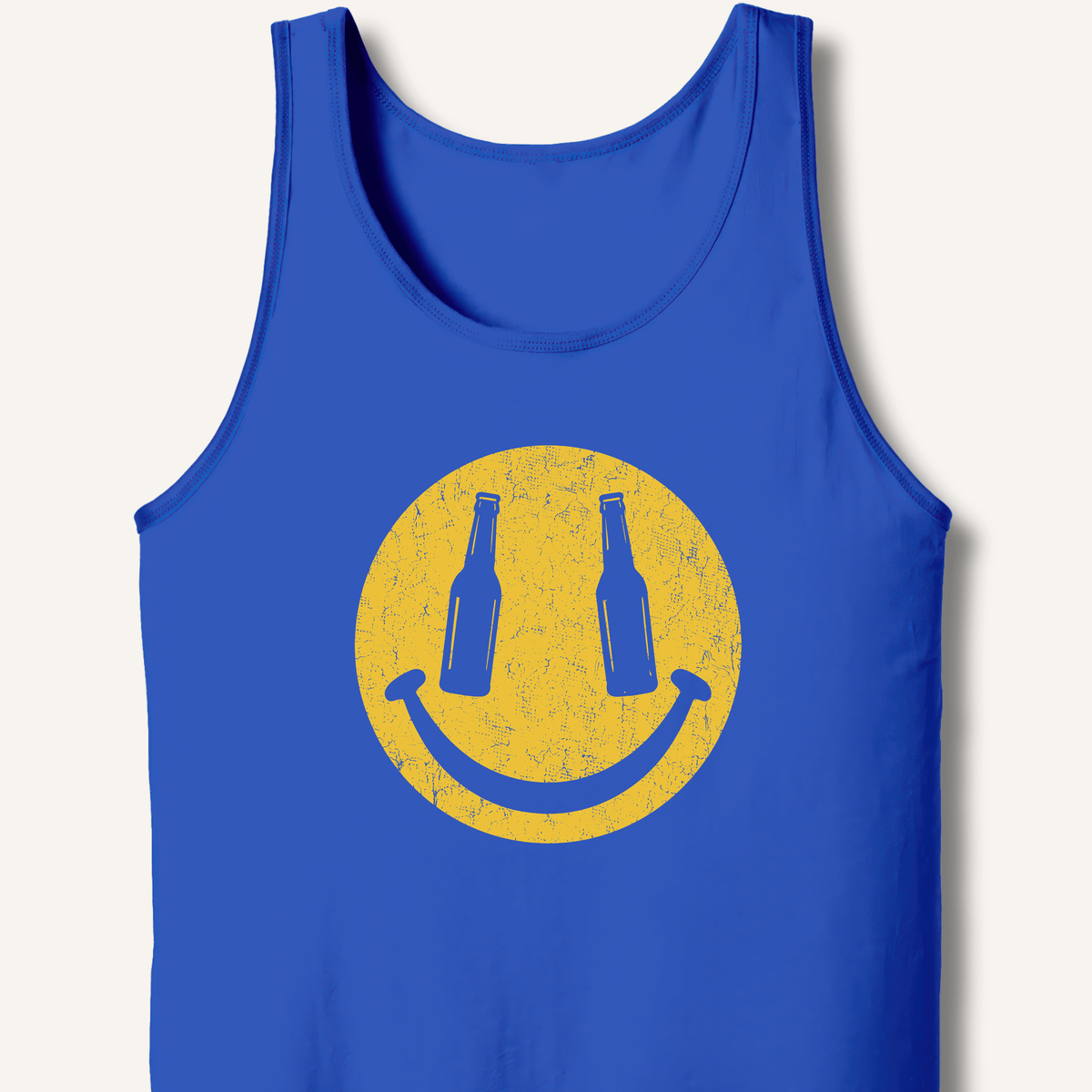 Beer Smiley T-Shirt Tank - Sip & Shirt