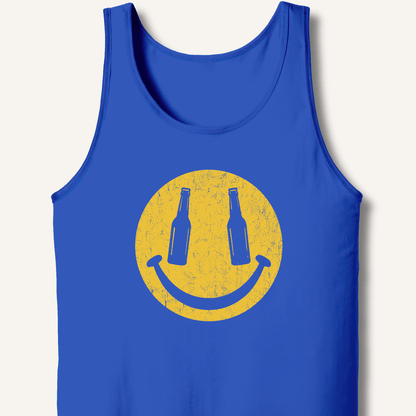 Beer Smiley T-Shirt Tank - Sip & Shirt