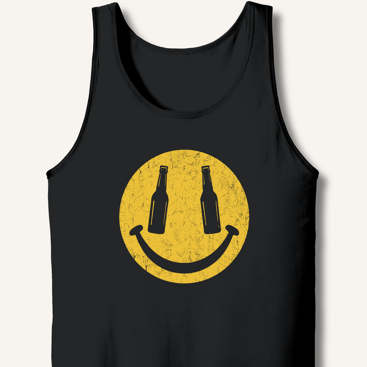 Beer Smiley T-Shirt Tank - Sip & Shirt