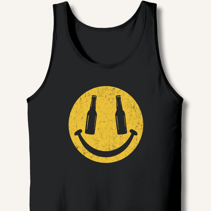 Beer Smiley T-Shirt Tank - Sip & Shirt