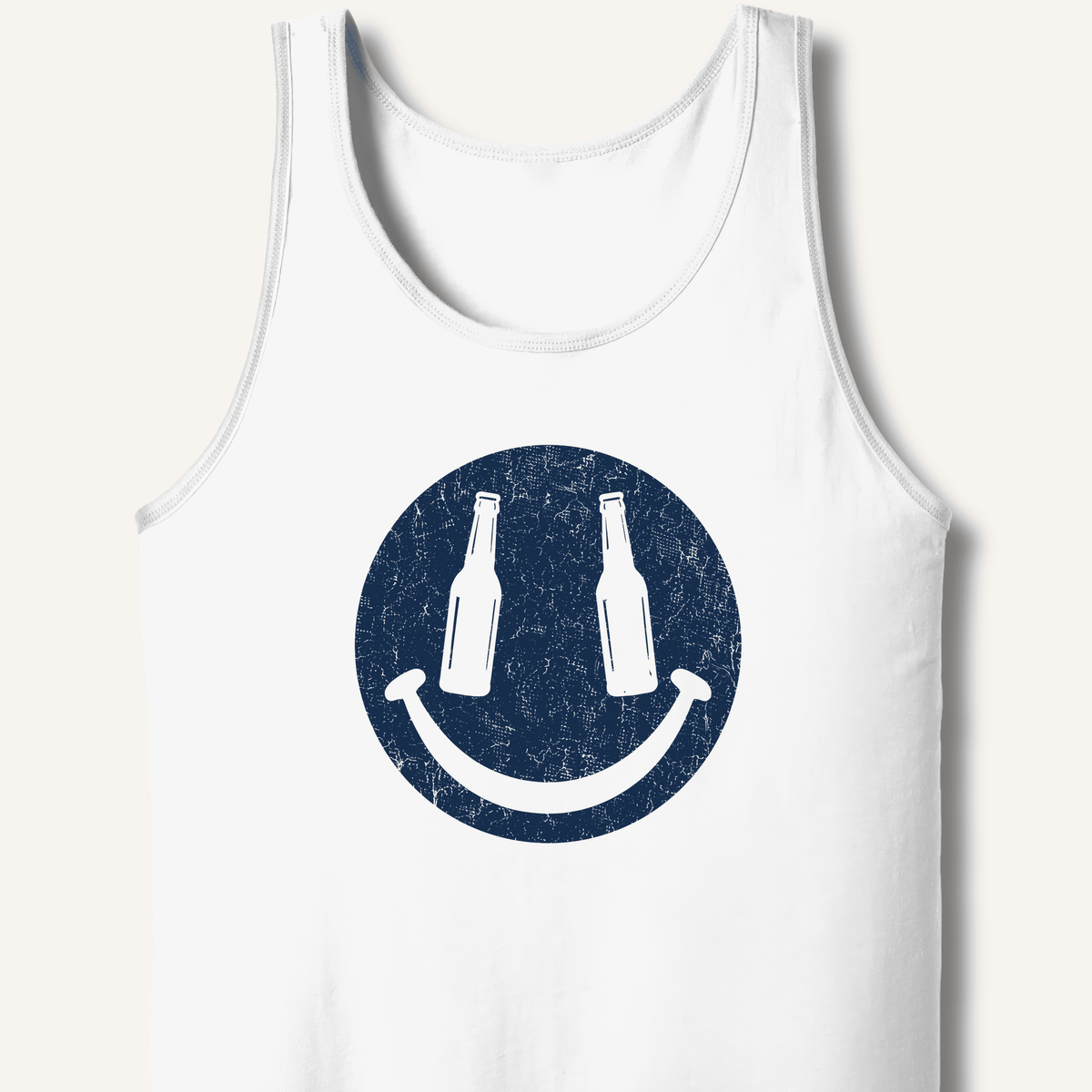 Beer Smiley T-Shirt Tank - Sip & Shirt