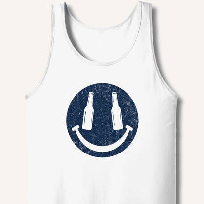 Beer Smiley T-Shirt Tank - Sip & Shirt