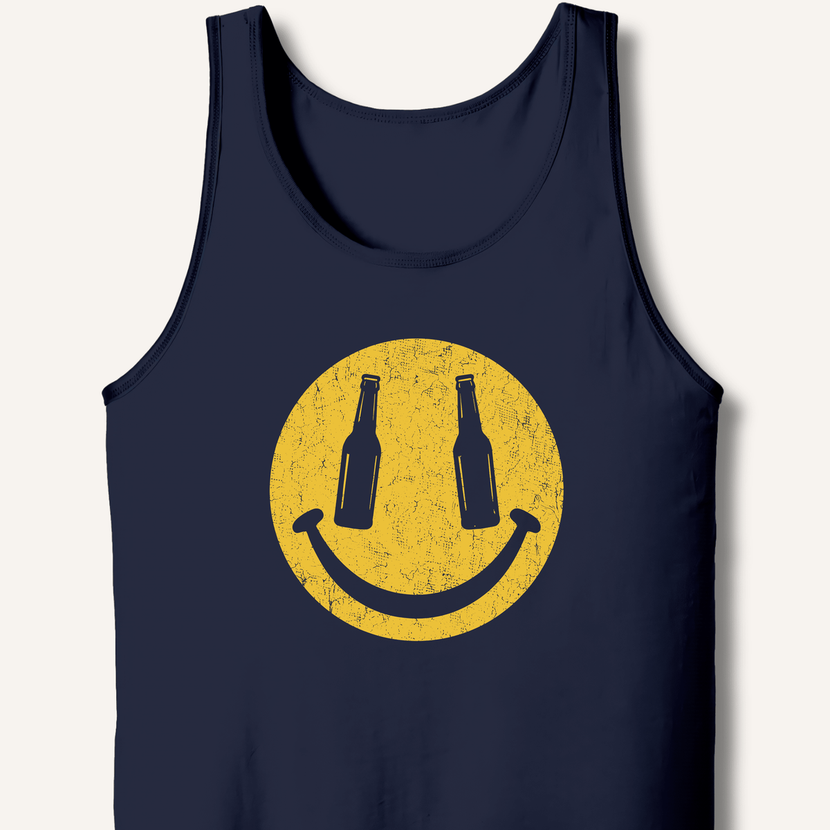 Beer Smiley T-Shirt Tank - Sip & Shirt