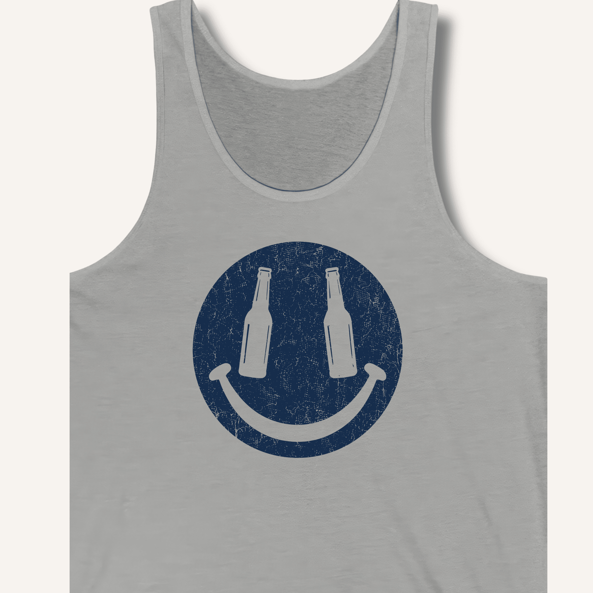 Beer Smiley T-Shirt Tank - Sip & Shirt