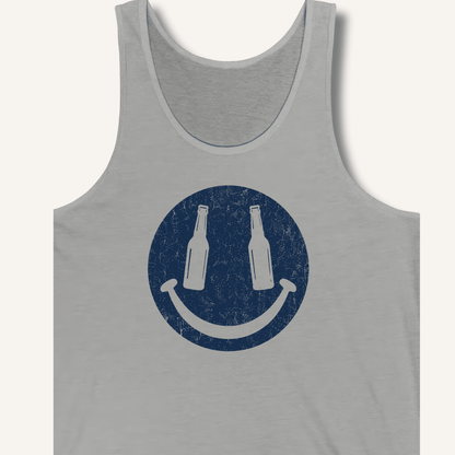 Beer Smiley T-Shirt Tank - Sip & Shirt